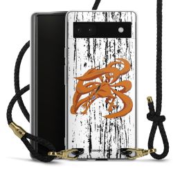 Carry Case Transparent Leather black/gold