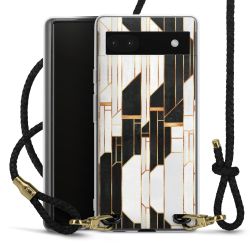 Carry Case Transparent Leather black/gold