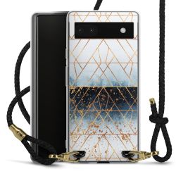 Carry Case Transparent Leather black/gold