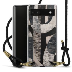 Carry Case Transparent Leather black/gold