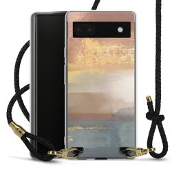 Carry Case Transparent Leather black/gold