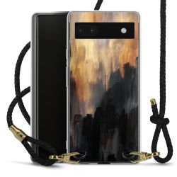 Carry Case Transparent Leather black/gold