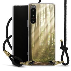 Carry Case Transparent Leather black/gold