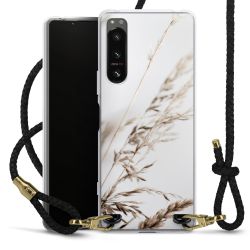 Carry Case Transparent Leather black/gold