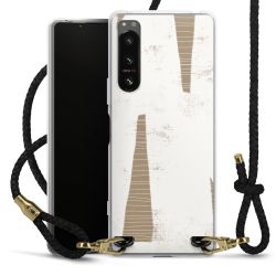 Carry Case Transparent Leather black/gold