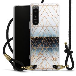 Carry Case Transparent Leather black/gold