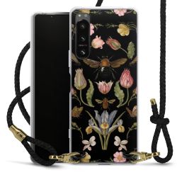 Carry Case Transparent Leather black/gold