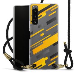 Carry Case Transparent Leather black/gold