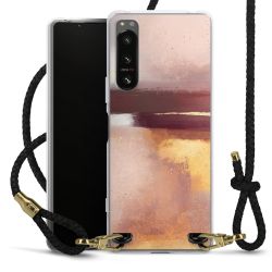 Carry Case Transparent Leather black/gold