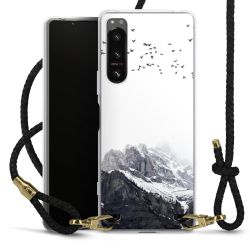 Carry Case Transparent Leather black/gold