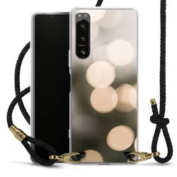 Carry Case Transparent Leather black/gold