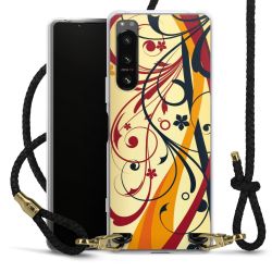 Carry Case Transparent Leather black/gold