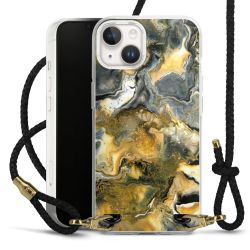 Carry Case Transparent Leather black/gold