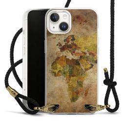 Carry Case Transparent Leather black/gold