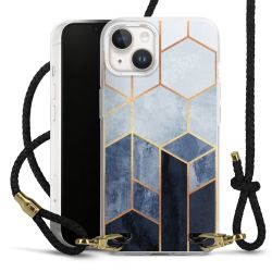 Carry Case Transparent Leather black/gold