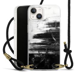 Carry Case Transparent Leather black/gold