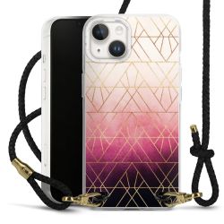 Carry Case Transparent Leather black/gold