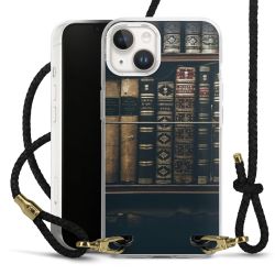 Carry Case Transparent Leather black/gold