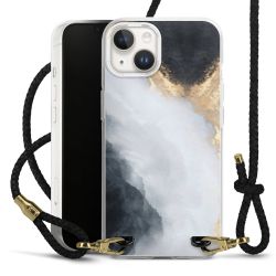 Carry Case Transparent Leather black/gold