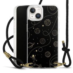 Carry Case Transparent Leather black/gold