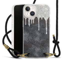 Carry Case Transparent Leather black/gold