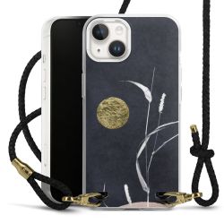 Carry Case Transparent Leather black/gold