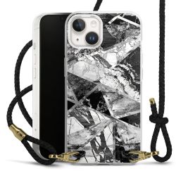 Carry Case Transparent Leather black/gold