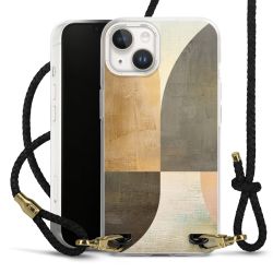 Carry Case Transparent Leather black/gold