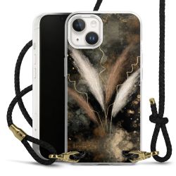 Carry Case Transparent Leather black/gold