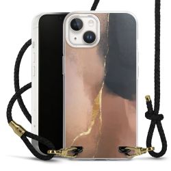 Carry Case Transparent Leather black/gold