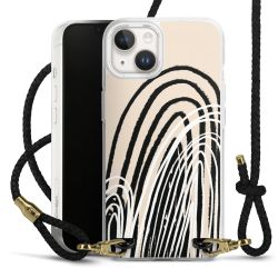 Carry Case Transparent Leather black/gold