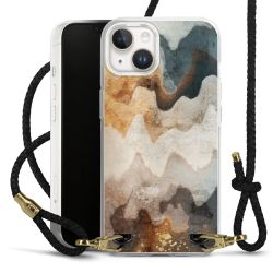 Carry Case Transparent Leather black/gold