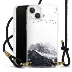 Carry Case Transparent Leather black/gold