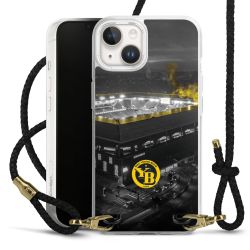 Carry Case Transparent Leather black/gold