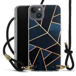 Carry Case Transparent Leather black/gold