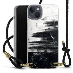 Carry Case Transparent Leather black/gold