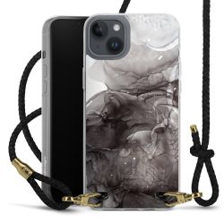 Carry Case Transparent Leather black/gold