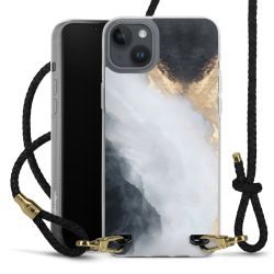 Carry Case Transparent Leather black/gold