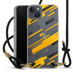 Carry Case Transparent Leather black/gold