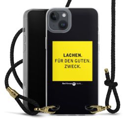 Carry Case Transparent Leder schwarz/gold