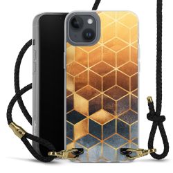 Carry Case Transparent Leather black/gold