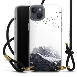 Carry Case Transparent Leather black/gold