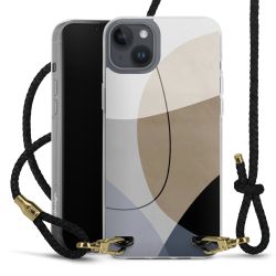 Carry Case Transparent Leather black/gold