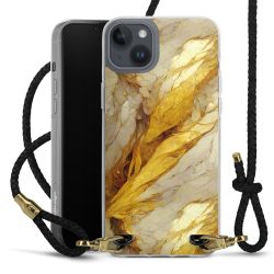 Carry Case Transparent Leather black/gold