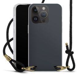 Carry Case Transparent Leather black/gold