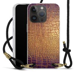 Carry Case Transparent Leather black/gold