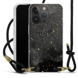 Carry Case Transparent Leather black/gold