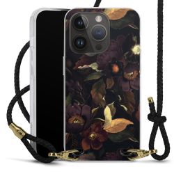 Carry Case Transparent Leather black/gold