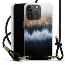 Carry Case Transparent Leather black/gold