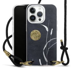 Carry Case Transparent Leather black/gold